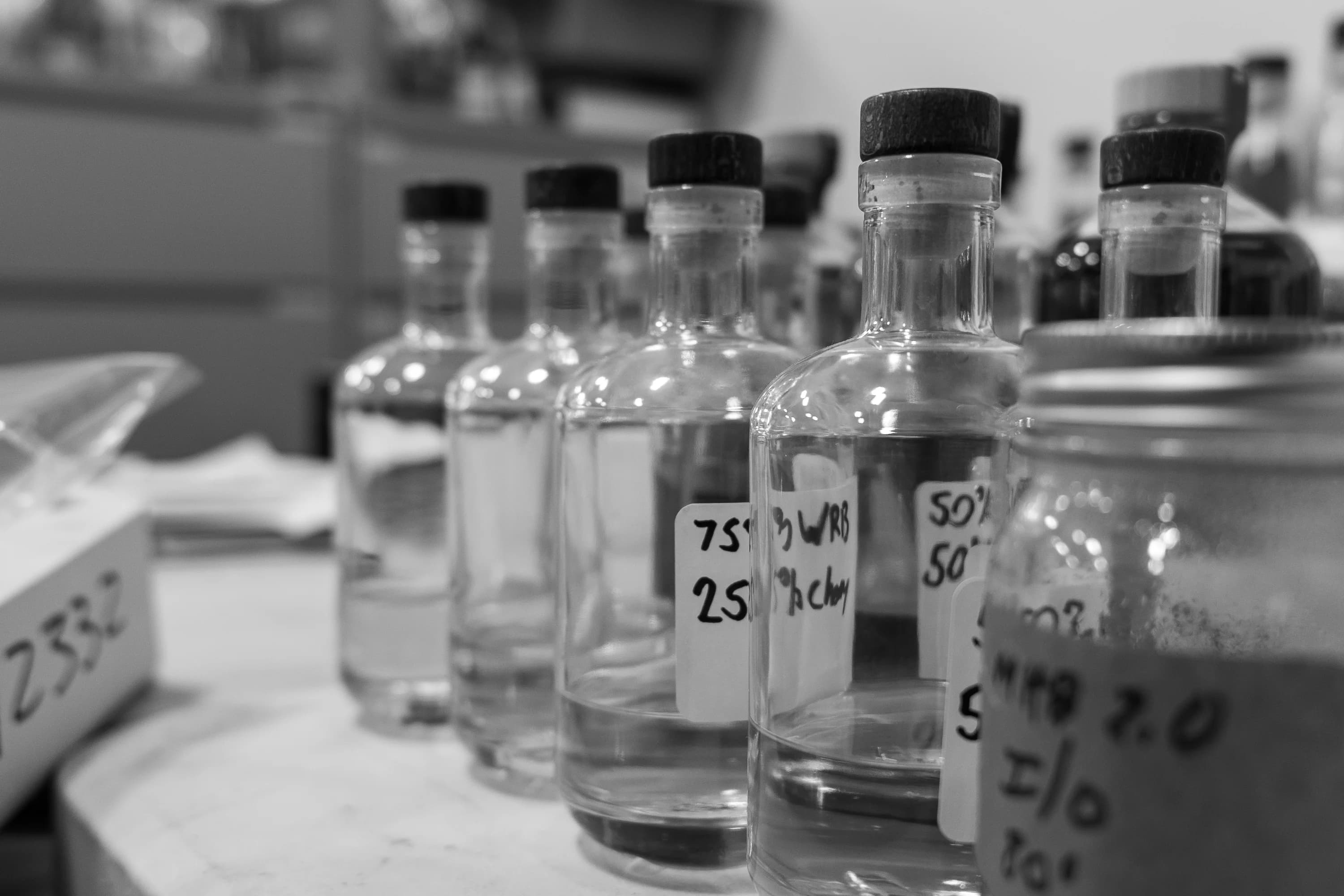 Proofing samples in the John Fitch lab